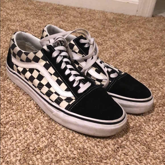 Vans Shoes - Low top checkerboard old skool vans